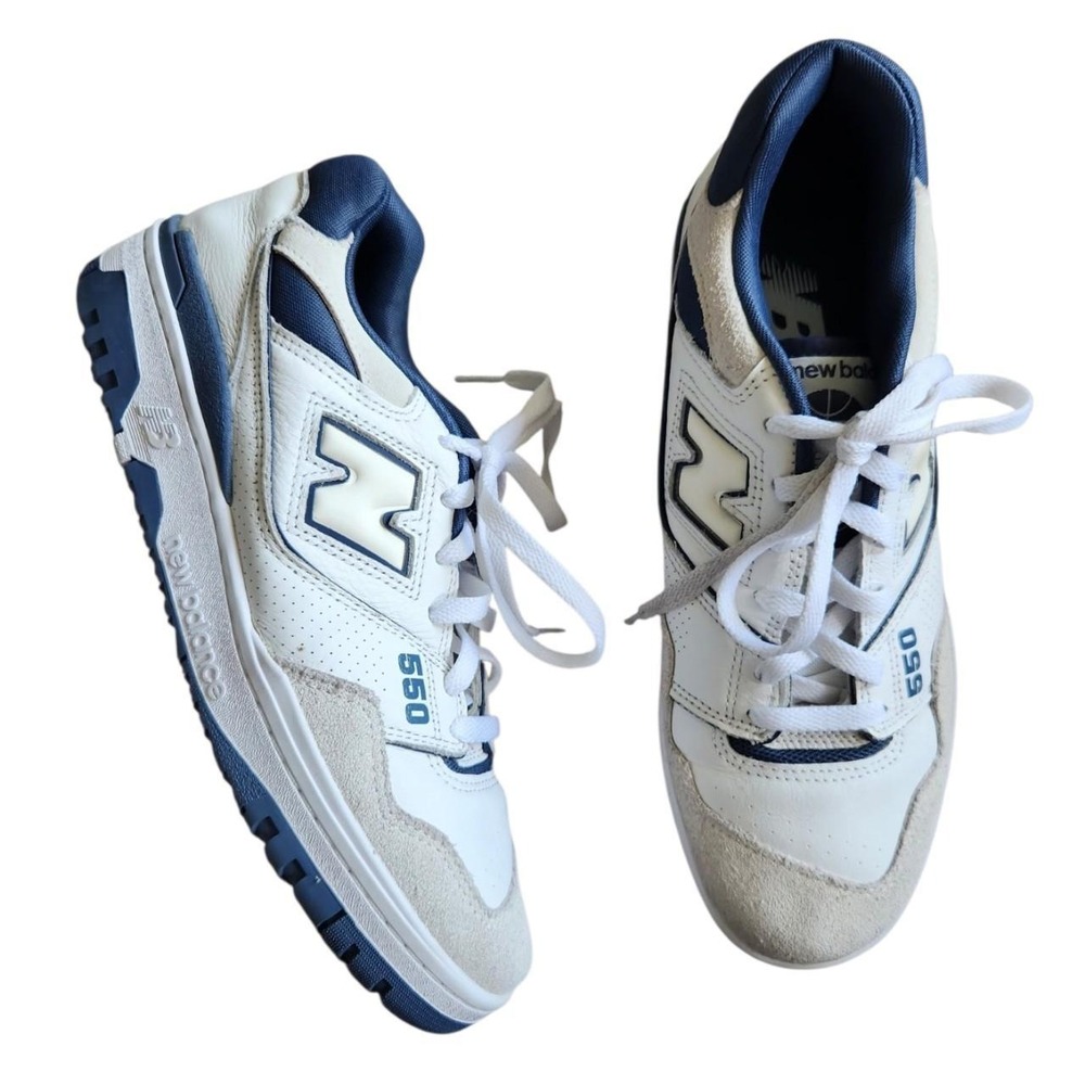New Balance 550s White / Navy Vintage style Classic